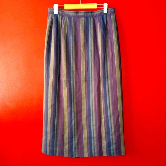 Bianca Nygard Sz P10 Stripped Skirt - Picture 3 of 3